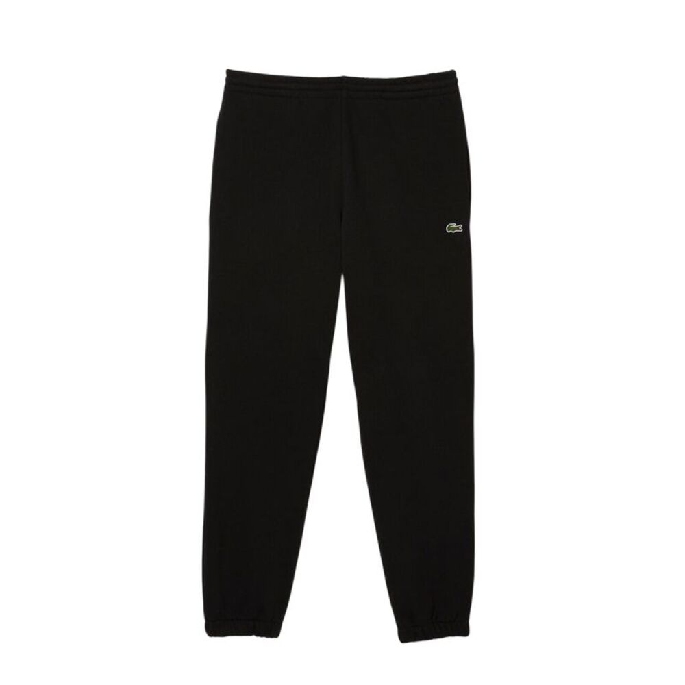 Lacoste Mens Fleece Regular Sweatpants / Black
